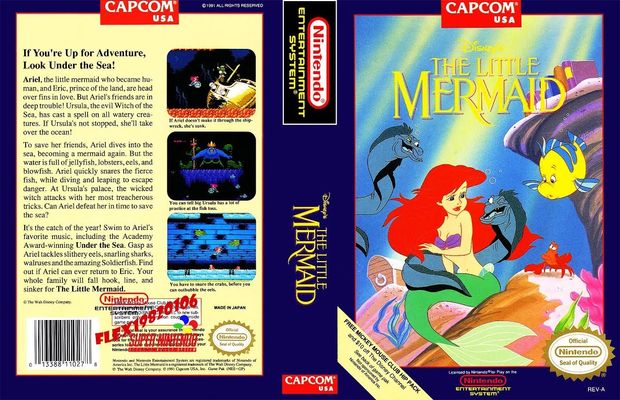 Lire la suite à propos de l’article Rétro: Solution pour Disney’s The Little Mermaid (NES et Game Boy)