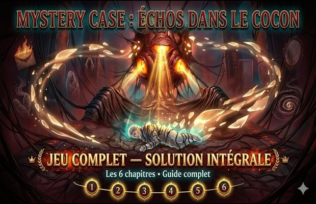 Lire la suite à propos de l’article Mystery Case Echos dans le Cocon Solution Complète